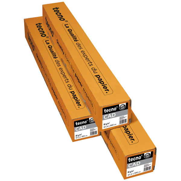tecno® CAD 80g  1067mm x 50m (42") 2"-Kern