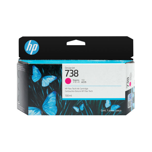 HP Tinte 498N6A  No.738 magenta 130ml