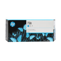 HP Tinte 676M6A No.738 cyan 300ml