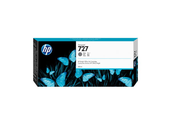 HP Tinte F9J80A No.727 grau 300ml