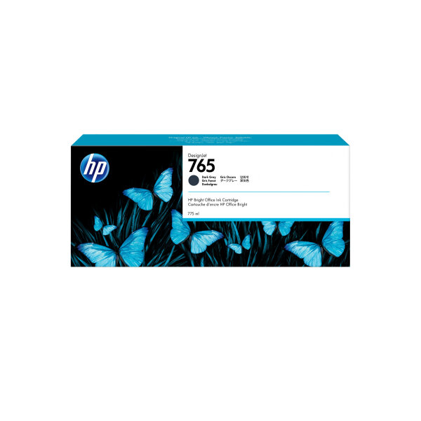 HP Tinte F9J54A No.765 dunkelgrau 775ml