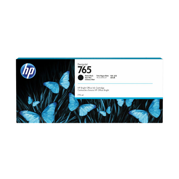 HP Tinte F9J55A No.765 mattschwarz 775ml