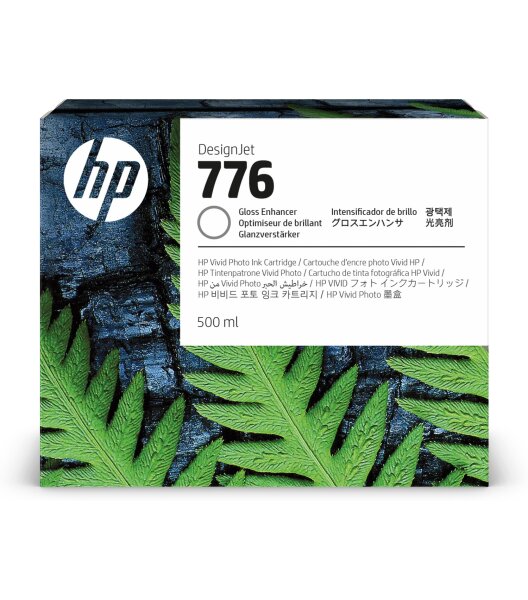 HP Tinte 1XB06A No.776 Gloss Enhancer, 500ml