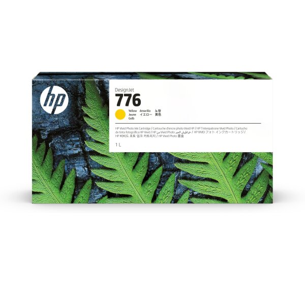 HP Tinte 1XB08A No.776 gelb, 1 Liter