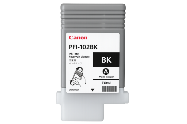CANON Tinte PFI-102BK schwarz 130ml, 0895B001