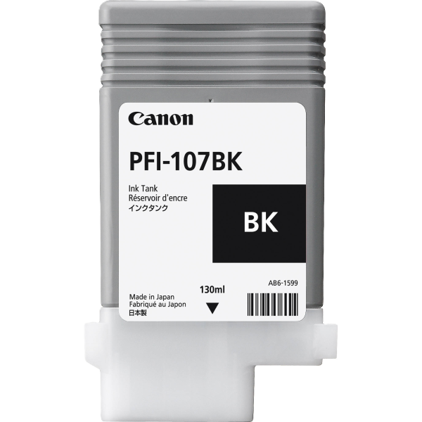 CANON Tinte PFI-107BK schwarz 130ml, 6705B001
