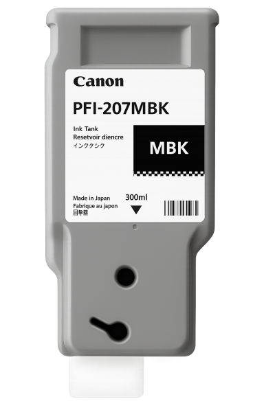 CANON Tinte PFI-207MBK mattschwarz 300ml, 8788B001