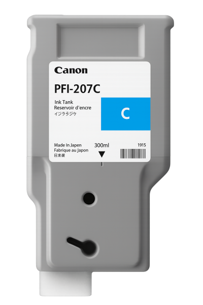 CANON Tinte PFI-207C cyan 300ml, 8790B001