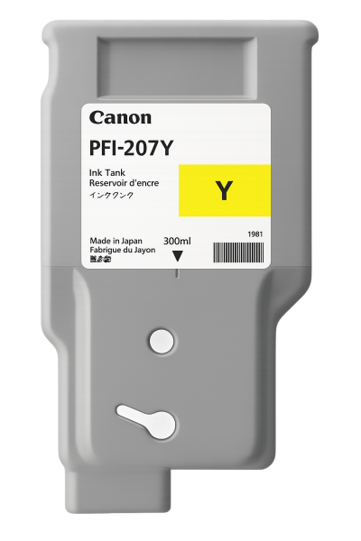 CANON Tinte PFI-207Y yellow 300ml, 8792B001