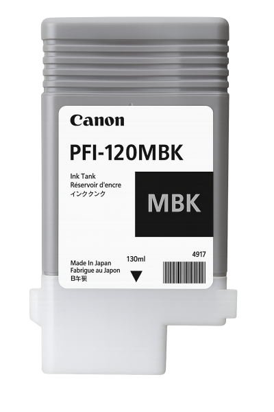 CANON Tinte PFI-120MBK mattschwarz 130ml, 2884C001