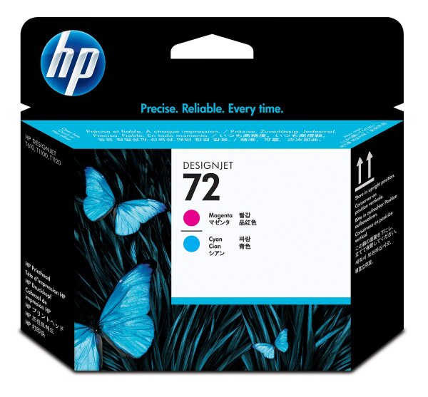 HP Druckkpf C9383A No.72 cyan/magenta