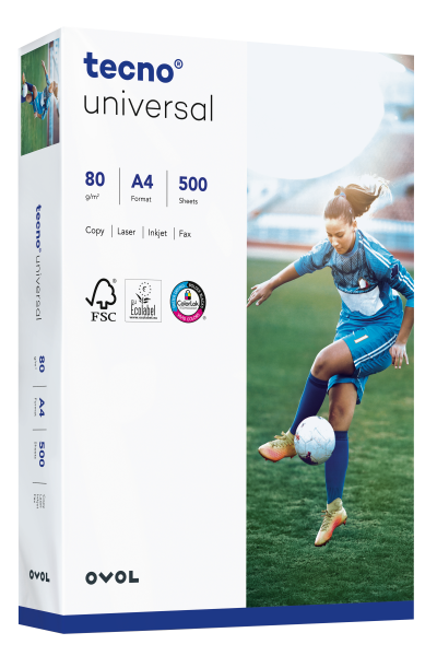 tecno®universal 80g A4, 210x297mm, Preis bei Abnahme von 100 Pack (50.000 Blatt)