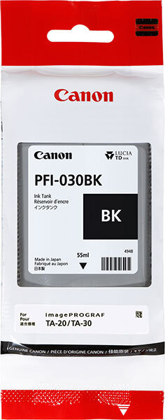 CANON Tinte PFI-030BK schwarz 55ml, 3489C001